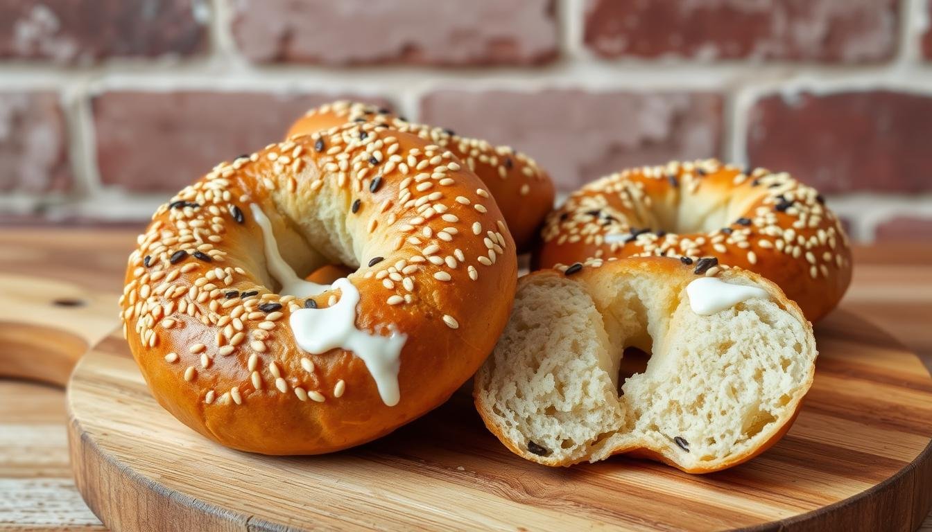 protein bagels with greek yogurt and bread flour