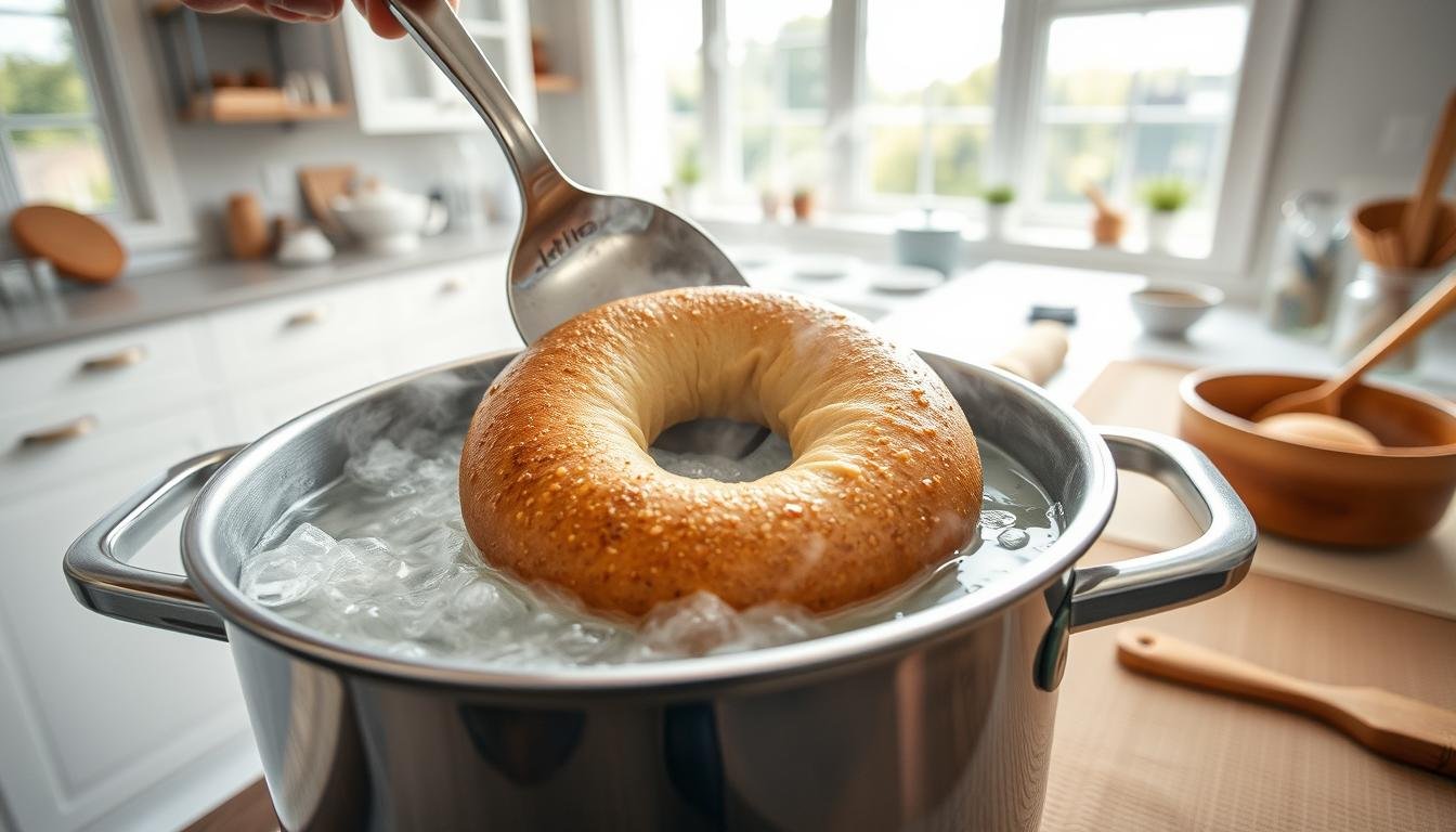 protein bagel cooking