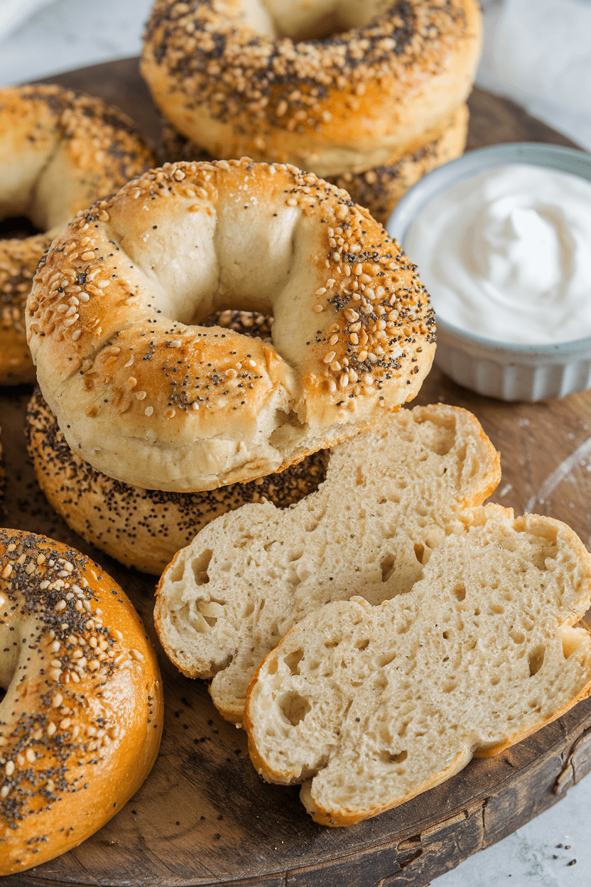 Greek Yogurt Bagels