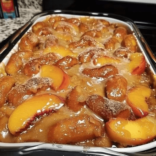 Old Time Oven Peach Cobbler Recipe
