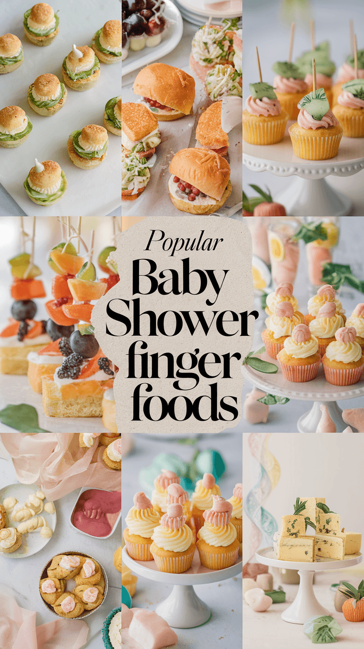 45 Finger Food Ideas for a Baby Shower