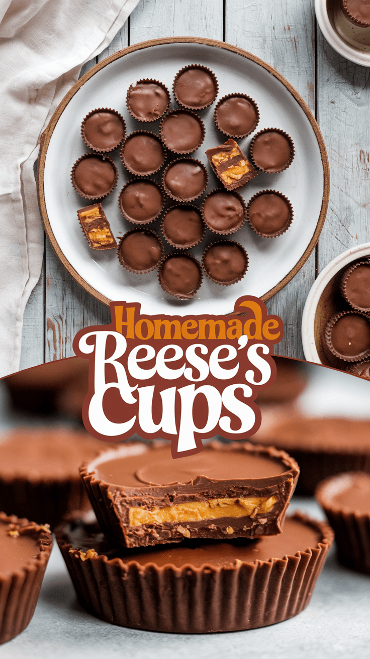 Homemade Reese’s Peanut Butter Cups