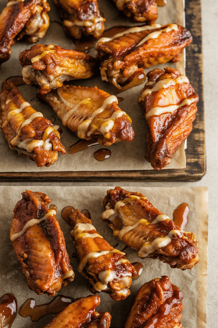 Honey Garlic Chicken Wings