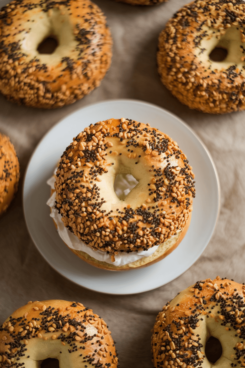 Protein Bagels with Greek Yogurt & Bread Flour