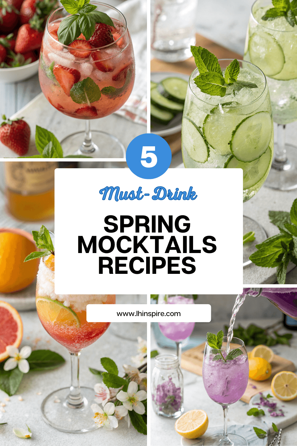 Springtime Sips: Five Refreshing Mocktails to Impress Your Guests