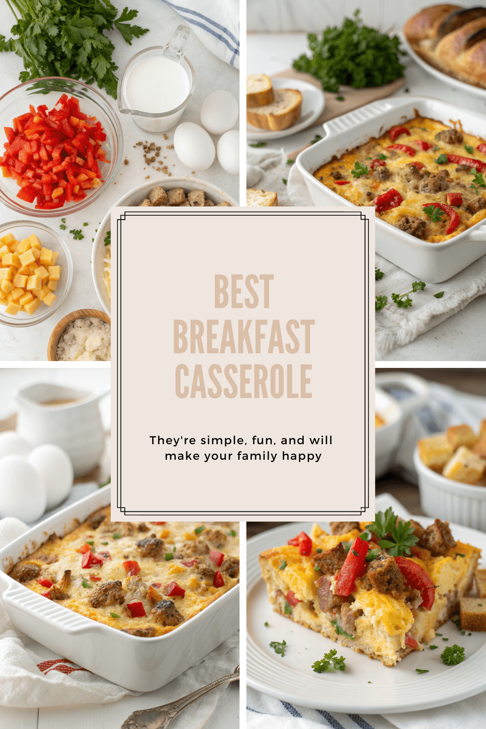 The Ultimate Breakfast Casserole: A Make-Ahead Morning Masterpiece
