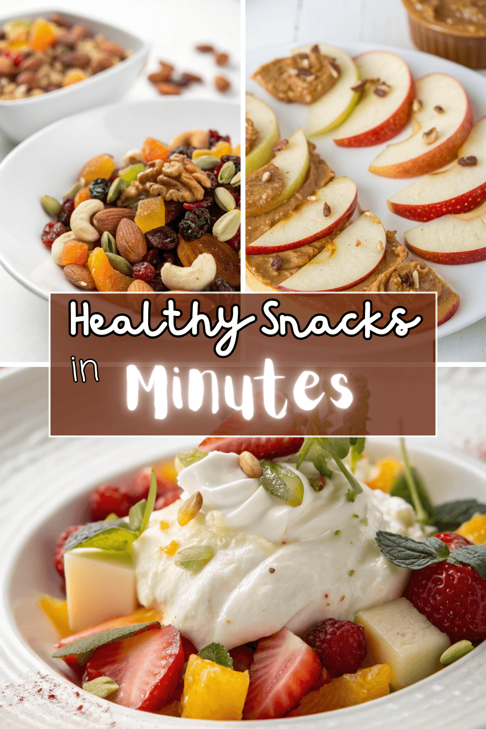 Nutritious and Fast Healthy Snack Ideas
