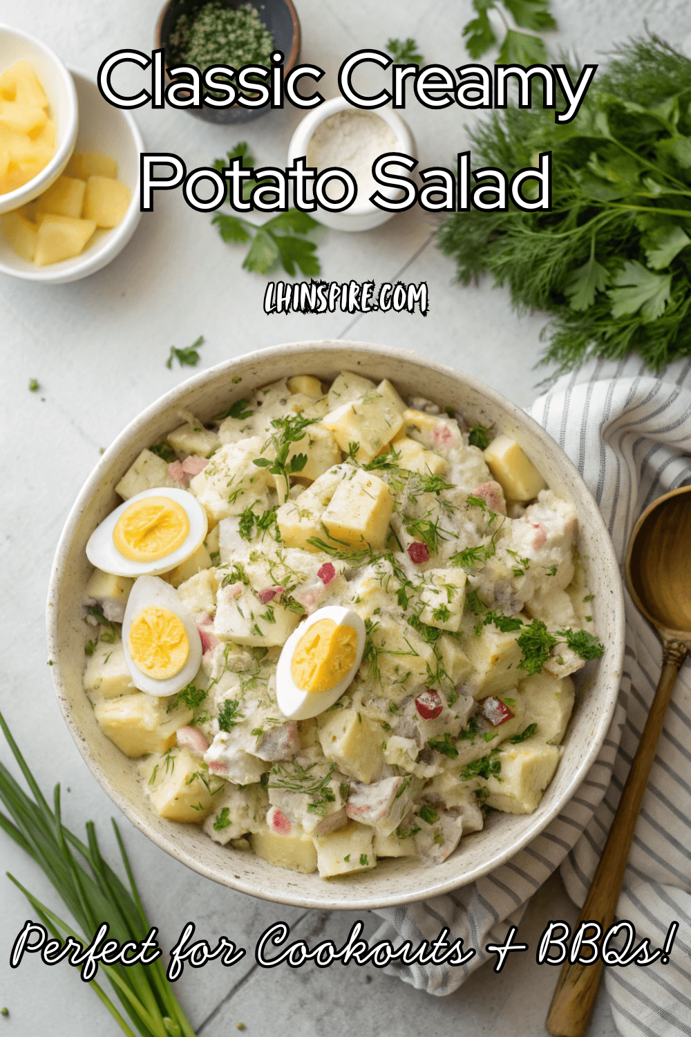 Classic Creamy Potato Salad Recipe