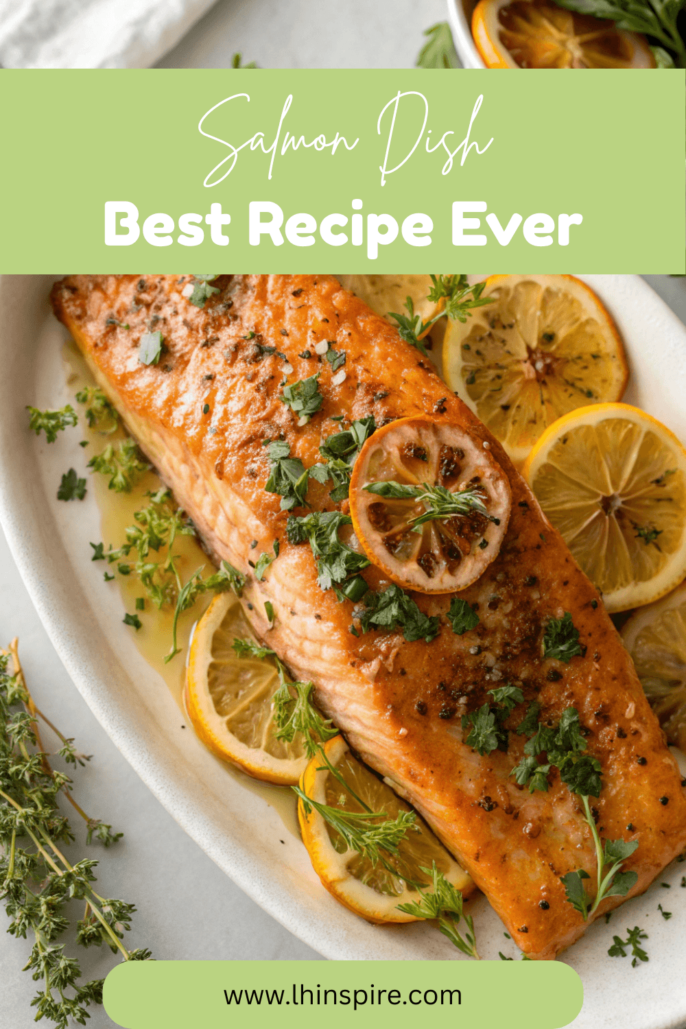 Honey-Citrus Glazed Salmon with Fresh Herbs