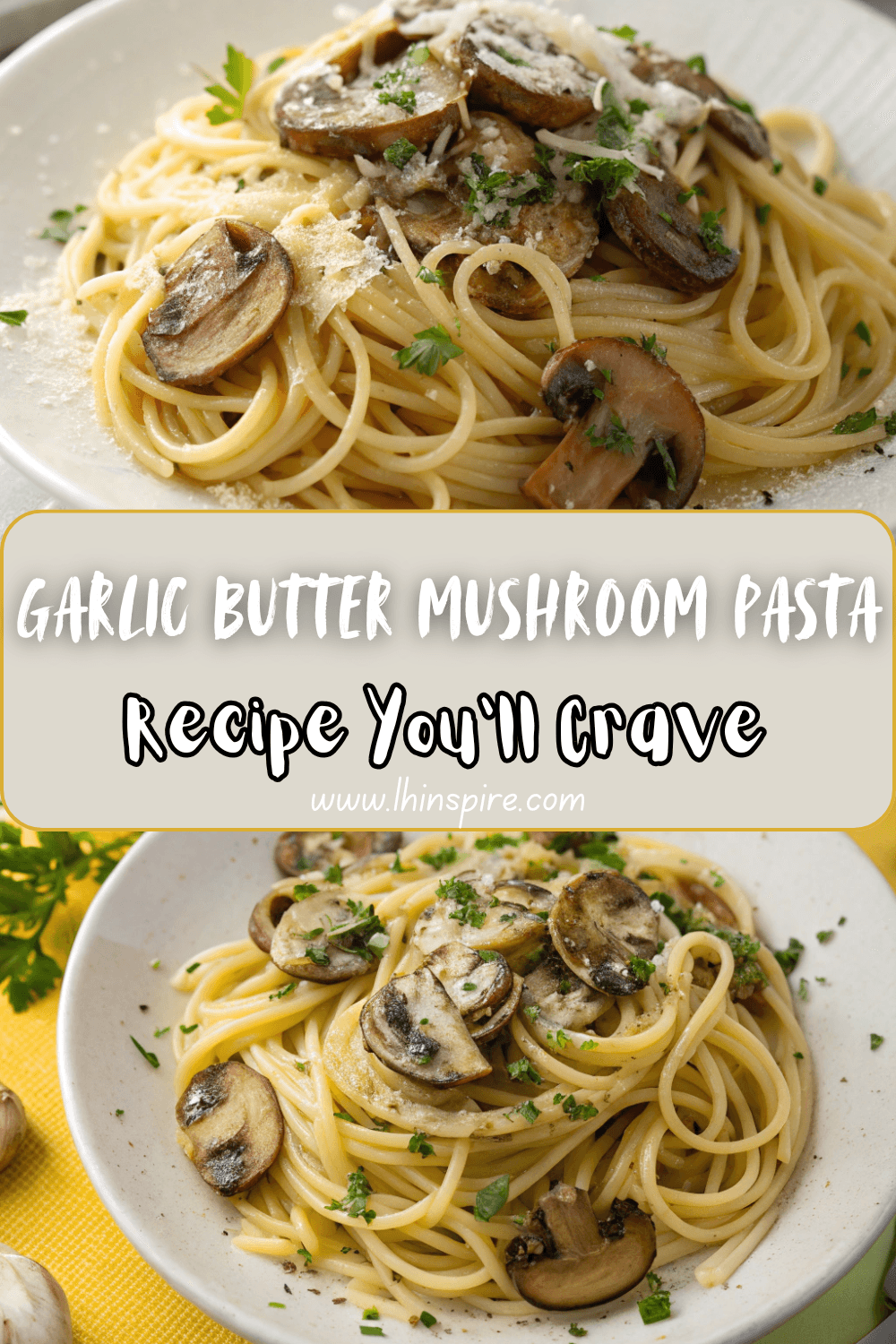 Garlic Butter Mushroom Pasta Recipe