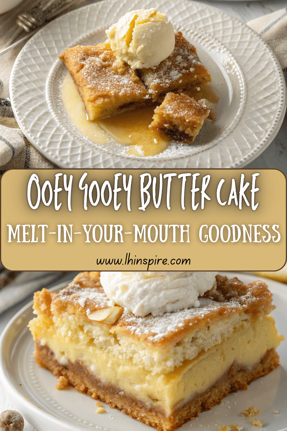 Decadent Ooey Gooey Butter Cake Recipe