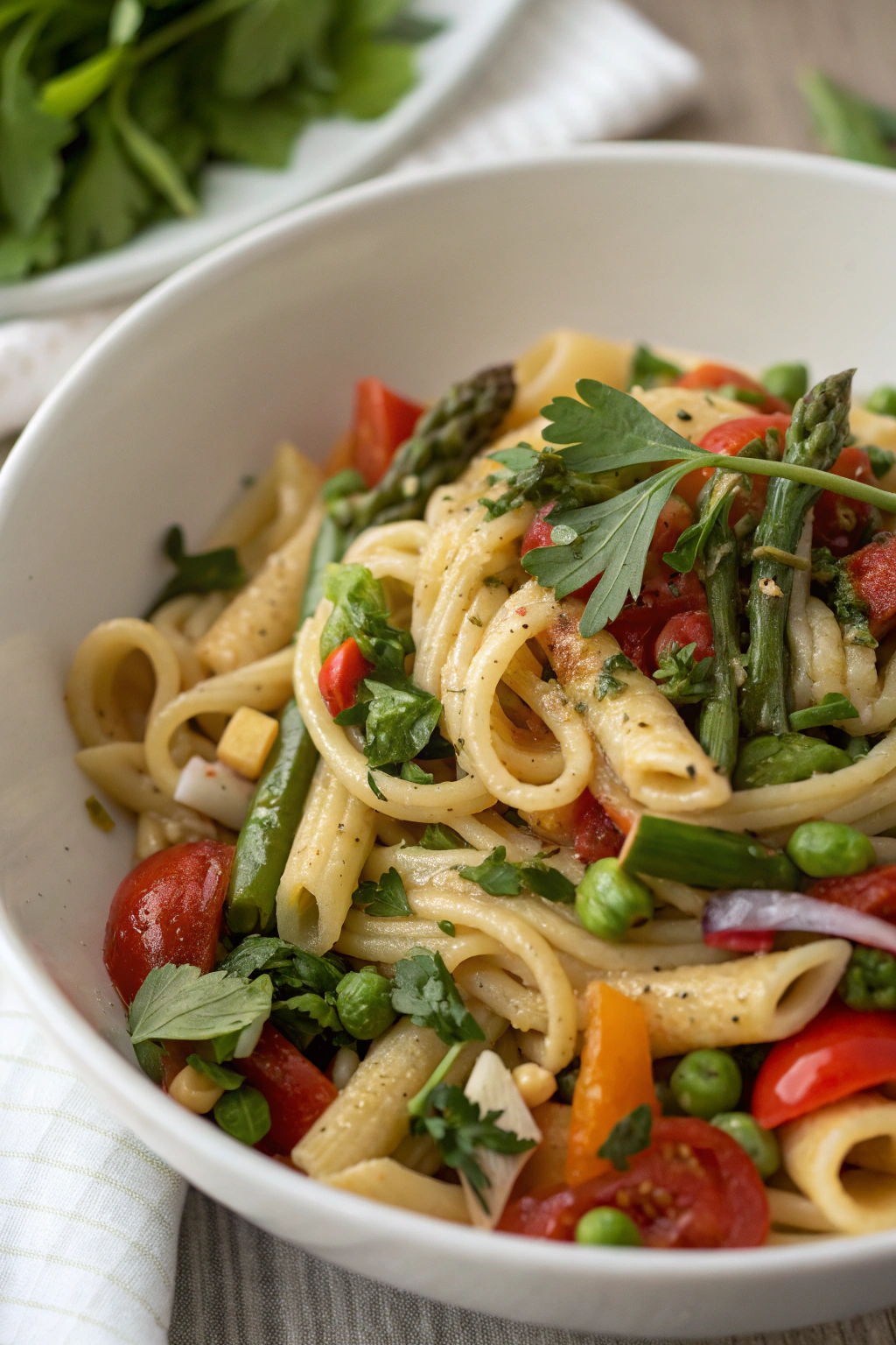 Quick and Easy Veggie Pasta Dinner for One