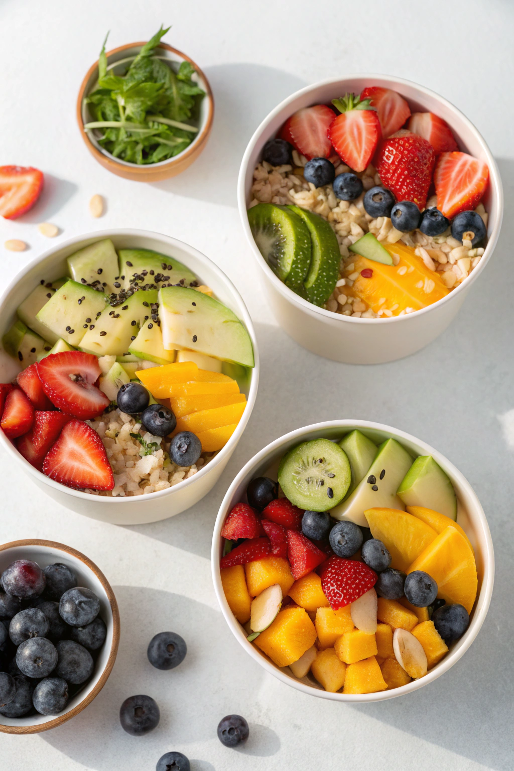 Refreshing Healthy Summer Snack Bowls