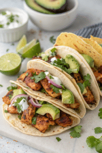 Blackened Chicken Tacos