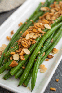 Blanched Green Beans with Toasted Almonds