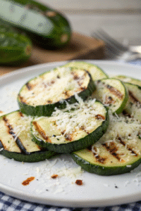 Grilled Zucchini with Parmesan