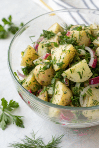 Herbed Potato Salad (No Mayo)