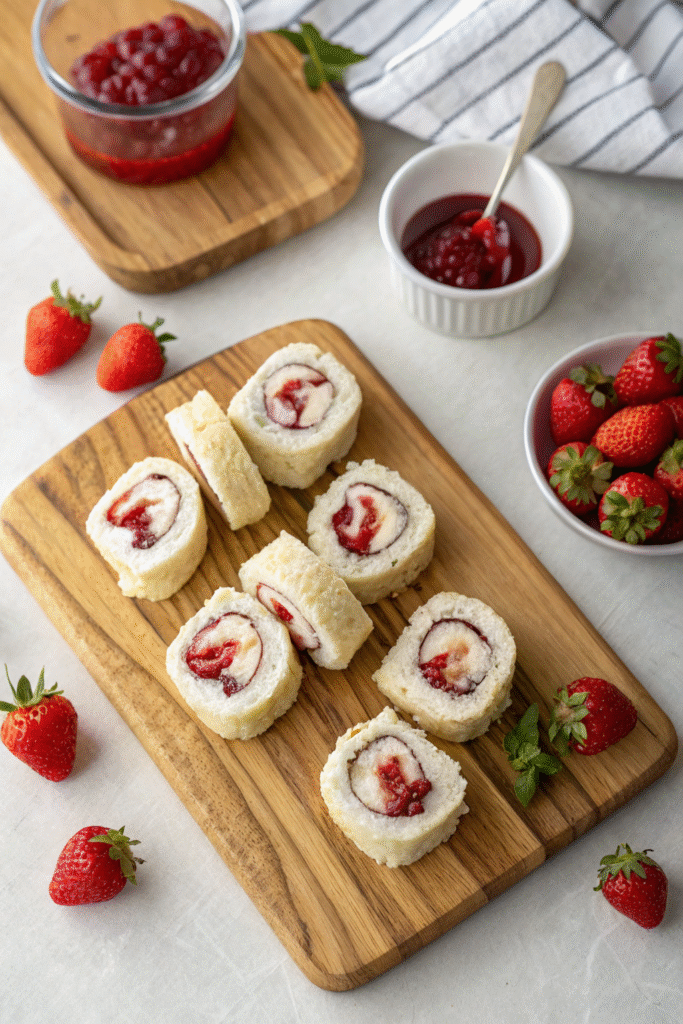 Cream Cheese & Jam "Sushi"