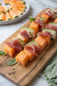 Melon & Prosciutto Skewers