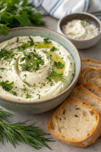 Whipped Feta Dip with Herbs