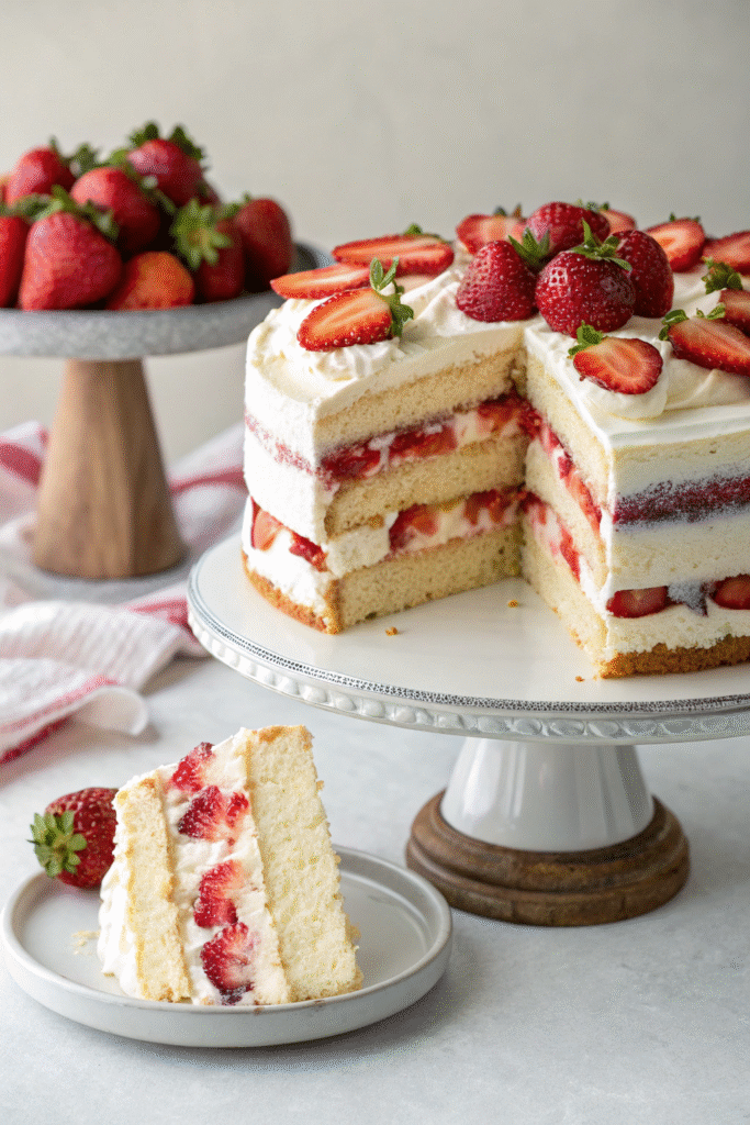 no bake strawberry dessert