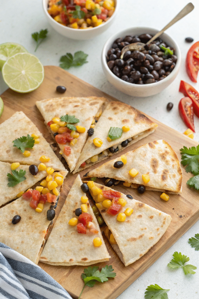 Black Bean & Corn Quesadillas
