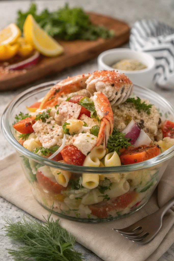The Hearty Crab and Pasta Salad