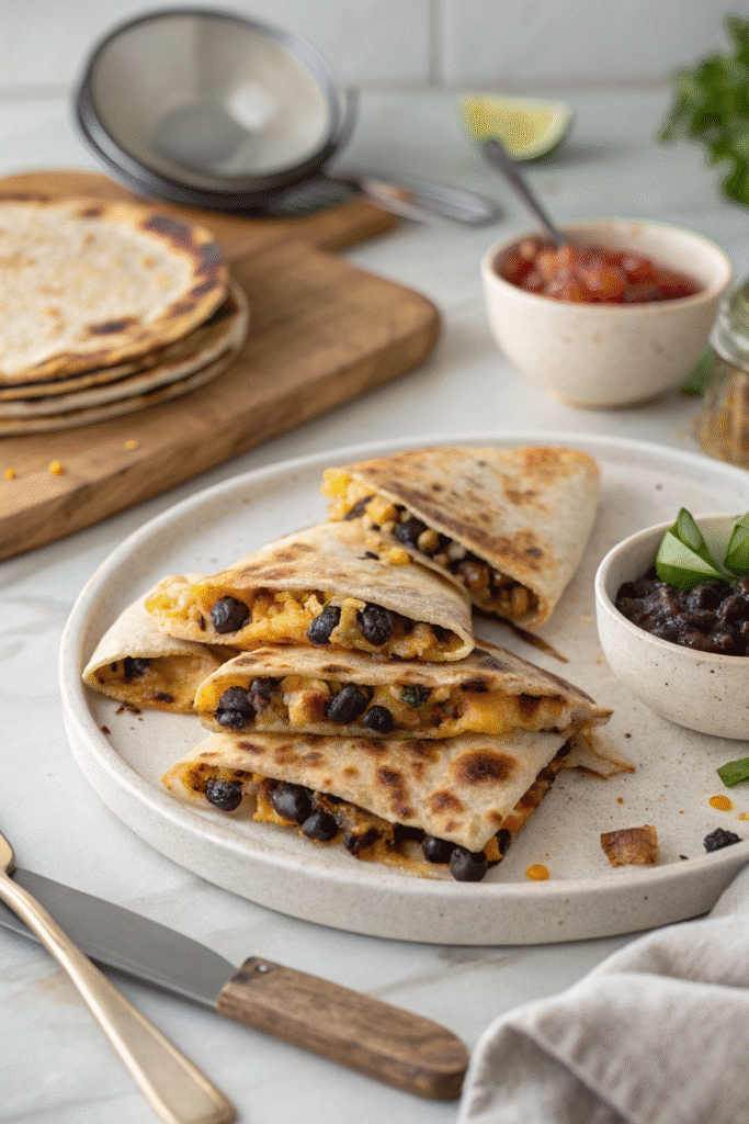 Black Bean & Corn Quesadillas