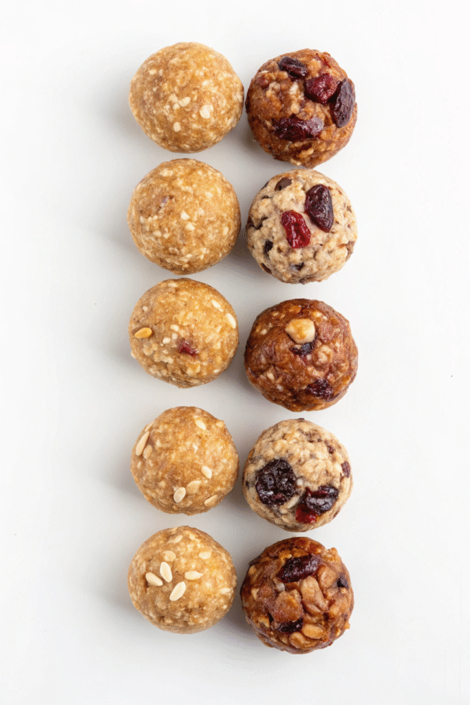 No-Bake Oatmeal Energy Bites