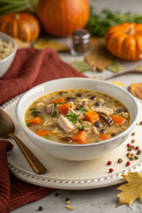 Wild Rice and Turkey Soup