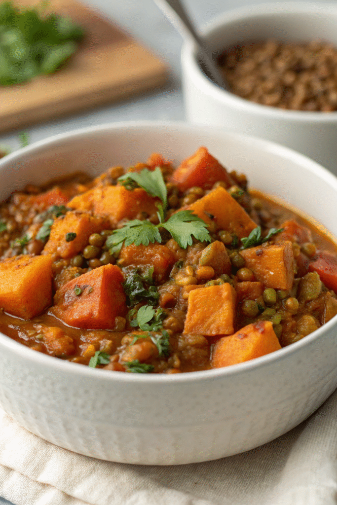 Sweet Potato Lentil Curry