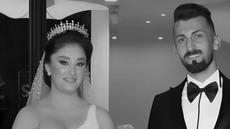 Newlyweds whose wedding left more than 100 guests dead have made a choice about their marriage