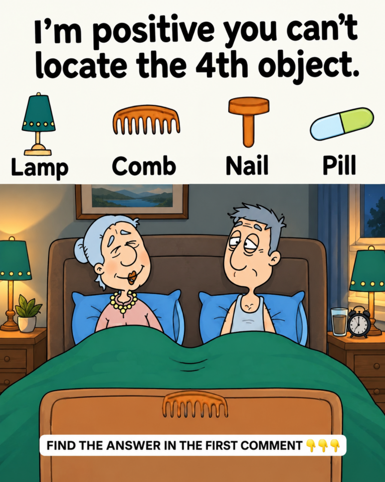 Can You Find the 4 Hidden Objects? Most People Miss One!