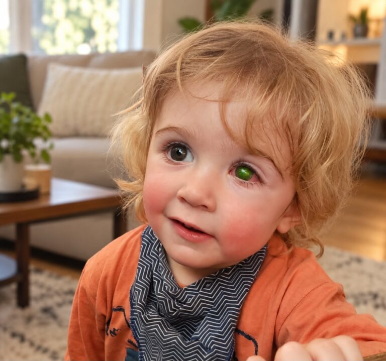 Toddler’s eye ”melts away” after wrong person kissed him