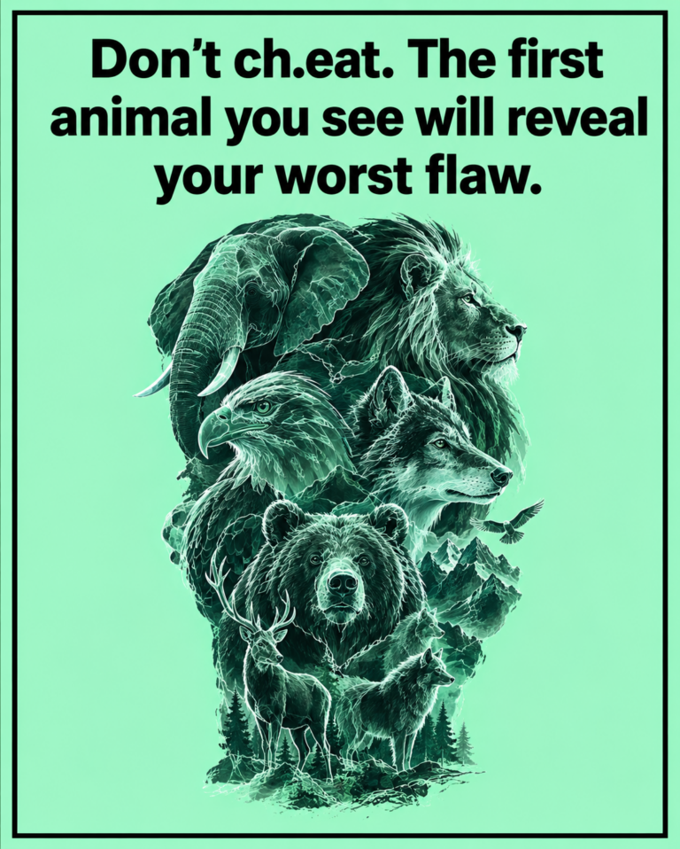 The first animal you see in this image reveals your ‘worst flaw’